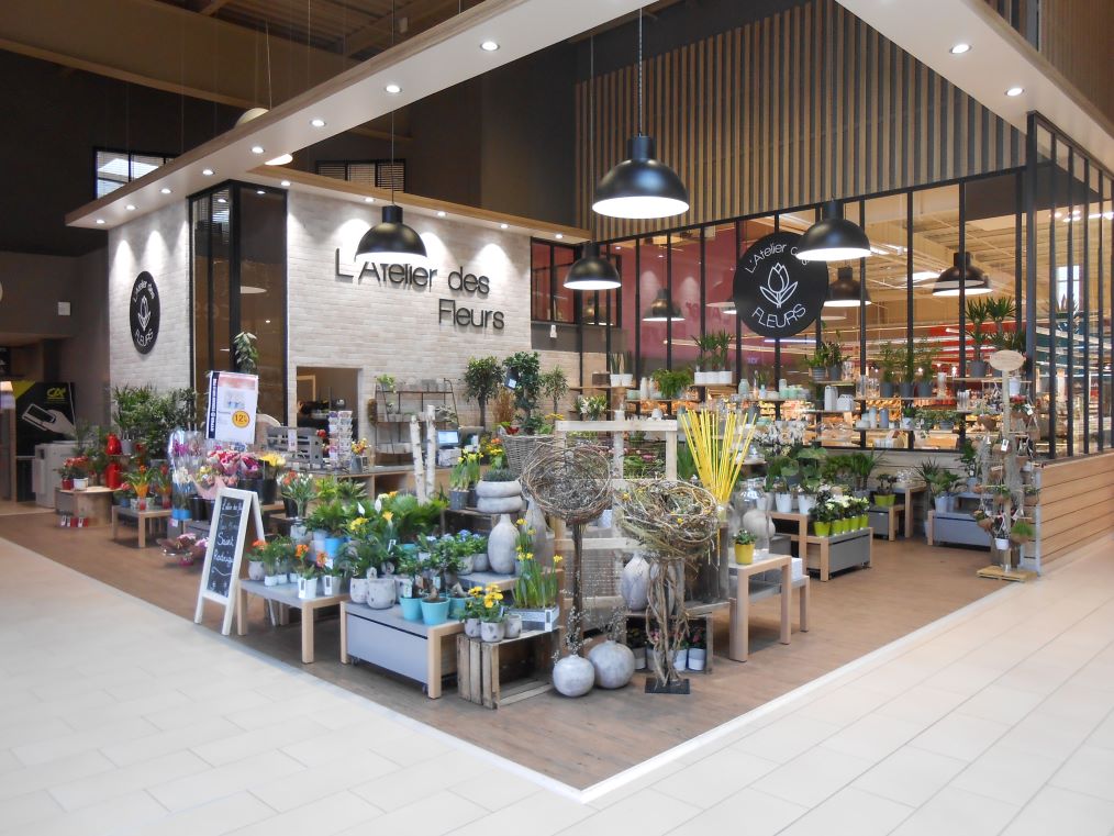 Présentation de fleurs et arbustes
